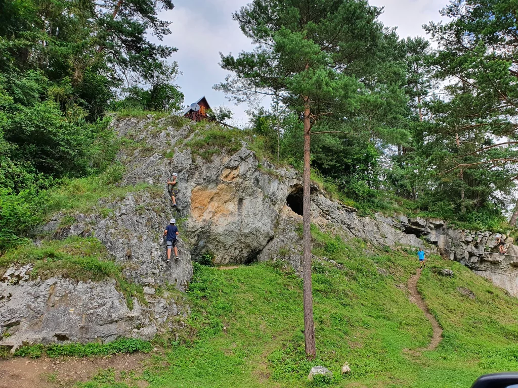 Detská via ferrata na Čingove